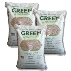 Green Supreme Blended Wood Pellets, 1 ton