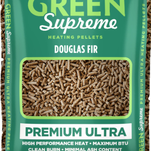 Green Supreme Premium Ultra Heating Wood Fuel Pellets - 40 lbs.